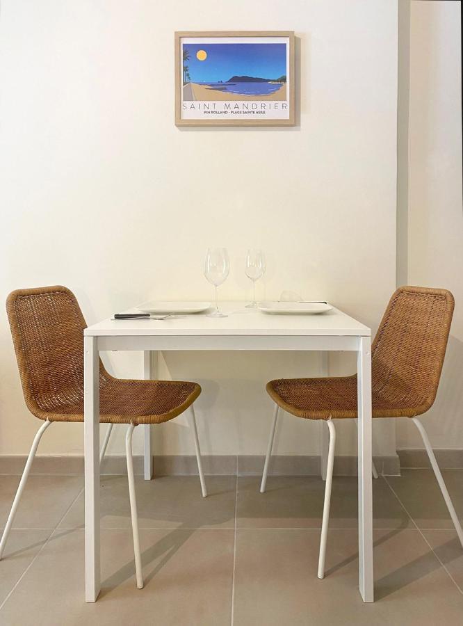 Studio Renove, 5Mn Plage, Terrasse, Clim, Velos Сен-Мандрие-сюр-Мер Экстерьер фото